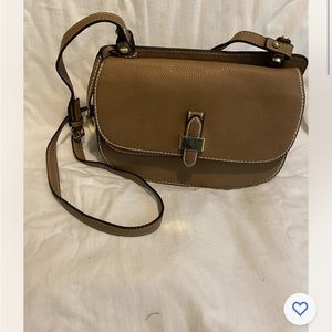 London Fog Faux Leather Handbag